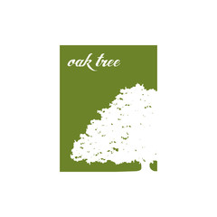 Oak tree logo design