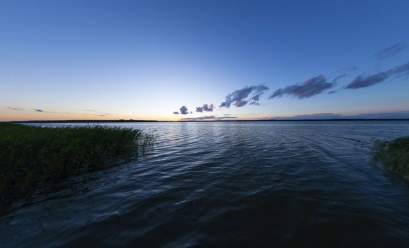 Wild Masuria -ultra wide view of the lake