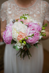 Big wedding bouquet