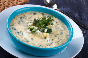 Cold summer soup