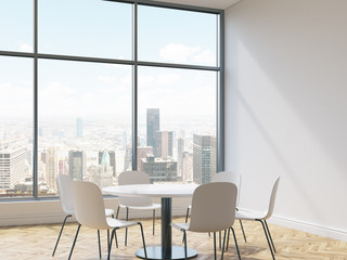 Interior with table and chairs