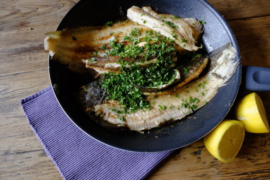 roasted fish in a pan