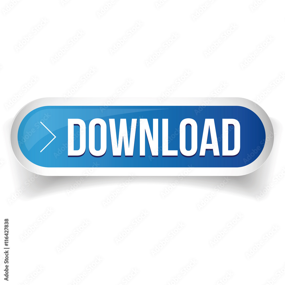 Poster download button web design element