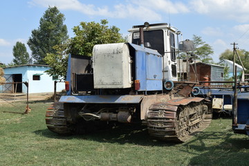 Fototapeta premium The Combine harvester