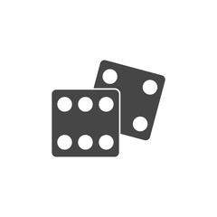 Dice Icon, Vector dices icon