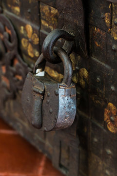 Antique Iron Padlock
