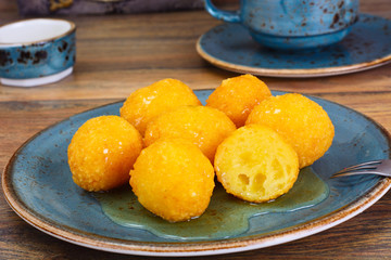 Sweet Cheese Balls Donuts