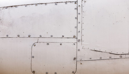 Aircraft metal cladding