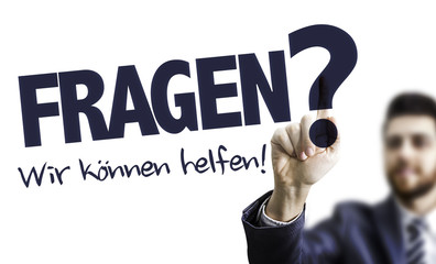 Questions? We Can Help (in German)