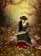 A Woman Reading a Book