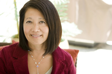 Portrait Of A Mature Businesswoman Smiling.