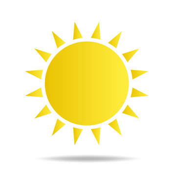 Yellow Sun burst icon