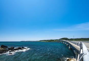 Obraz premium 角島大橋