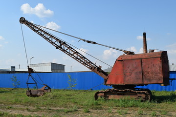 Old quarry near the dragline