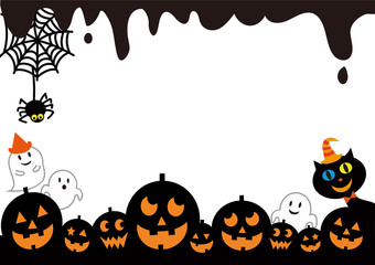 ハロウィン素材　フレーム