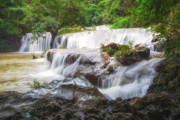 Palatha Waterfall Umphang Tak ,Thailand. 