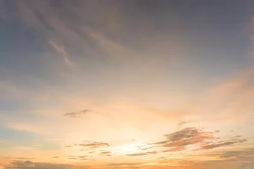 Fleecedeken met foto hemel zonsondergang achtergrond © yotrakbutda