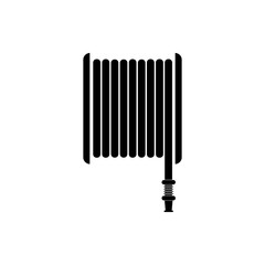 Fire station, Fire hose reel Vector