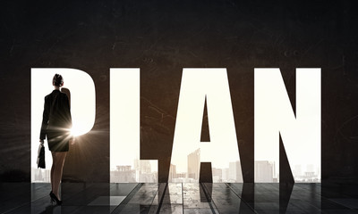 Obraz premium Find your business motivation . Mixed media