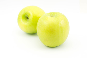 Green Apple Fruit, The apple tree is a deciduous tree in the rose family best known for its sweet, pomaceous fruit, the apple. 
