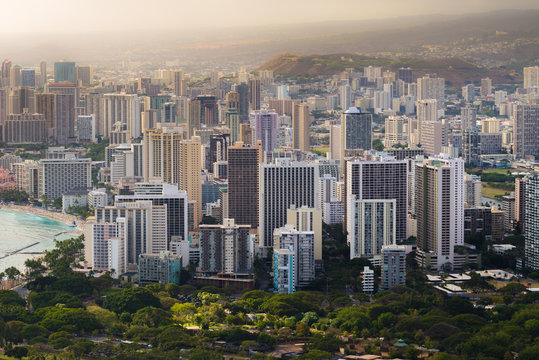 Modern Building In Honolulu