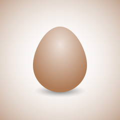 Icon egg, vector illustration.