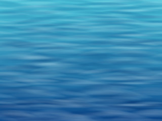 Obraz premium Blue water with waves. Sea or ocean surface. Vector background. 