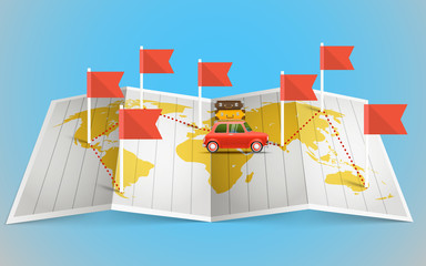 Obraz premium Different colorful citrus slices on black background