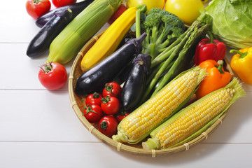 Fototapeta na wymiar 野菜の集合イメージ Vegetable set