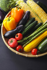 夏野菜イメージ　Summer vegetable set