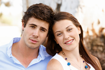 Fototapeta premium Young couple in the park