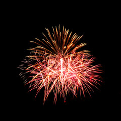 A large Fireworks Display event  - Vibrant color effect