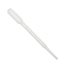 Plastic laboratory pipette