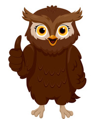 Owl Thumbs Up