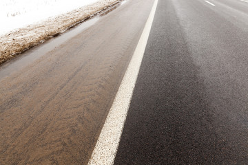 oad in the winter