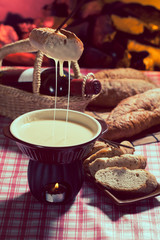 Cheese fondue