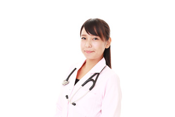 Fototapeta premium 微笑む女医