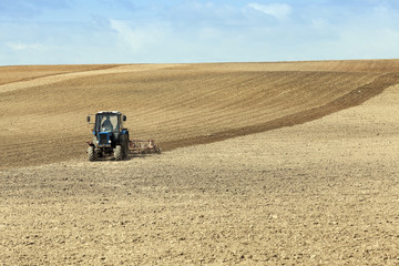 plowed land for cereal