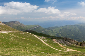 Obraz premium Mount Monte Baldo, Malcesine, Italy.