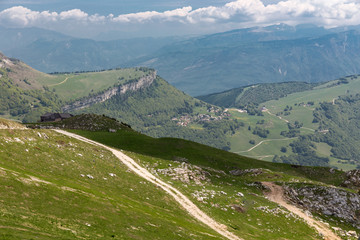 Fototapeta premium Mount Monte Baldo, Malcesine, Italy.