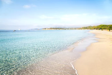Deurstickers Palombaggia strand, Corsica Corsica - droomstrand met turquoise water