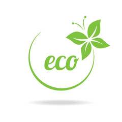 Eco friendly label.