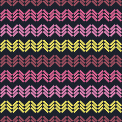 Seamless vector background with decorative geometric shapes.Print. Repeating background. Cloth design, wallpaper.