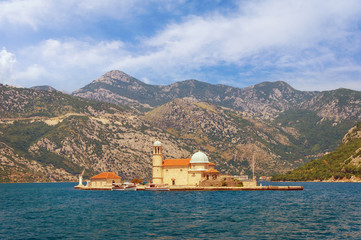 Island of Our Lady of The Rocks . Bay of Kotor, Montenegro