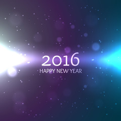 2016 happy new celebration card