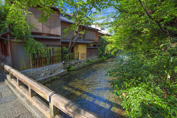 祇園　巽橋の風景
