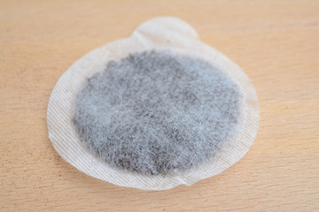 Single round tea bag