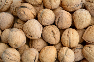 Walnuts background