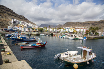 Obraz premium Puerto de Mogan at Gran Canaria, Spain