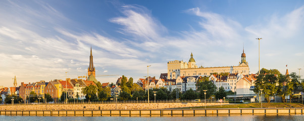 Panorama starego miasta w Szczecinie
